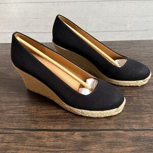 J. Crew Factory Canvas Espadrille Wedges Shoes. New